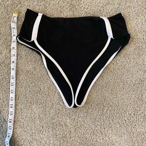 High waisted bikini bottoms